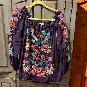 Beautiful embroidery as in John Mark signature style